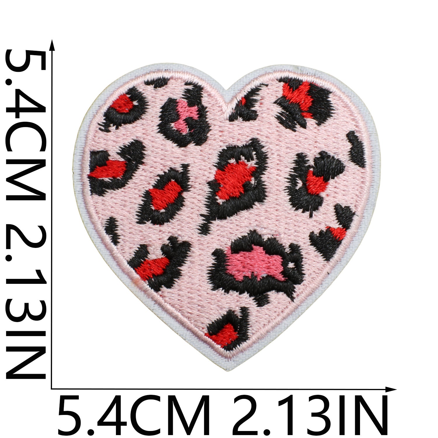 Wholesale Red Love Love Patch I Love You Couple Computer Embroidered Sticker FS